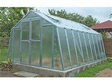 LIMES Skleník VARIANT typ L 4,5 - polykarbonát 6mm - pozink. profil LIMES Skleník VARIANT typ L 4,5 - polykarbonát 6mm - pozink. profil